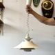 Adjustable Pendant Lamp, 1970s Sweden, Mid-C, Vintage