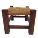 Vintage footstool stool minimalist