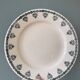 Set of 10 plates (5 flat and 5 hollow) in St Amand earthenware, Céranord