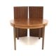 Dining table in walnut, Sweden, 1960