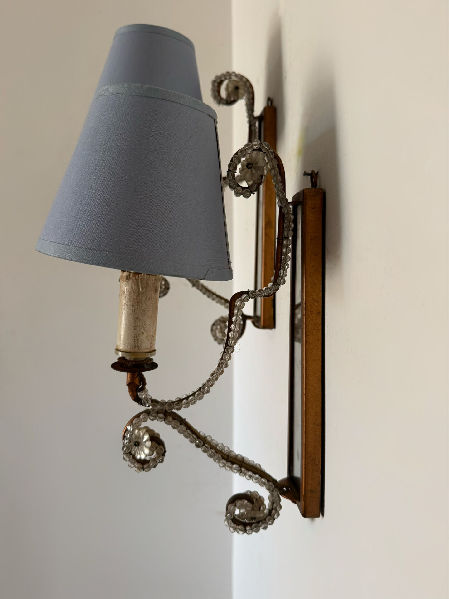 Vintage shabby chic wall lights