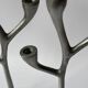 Pair of Italian cast aluminum candlesticks 1970