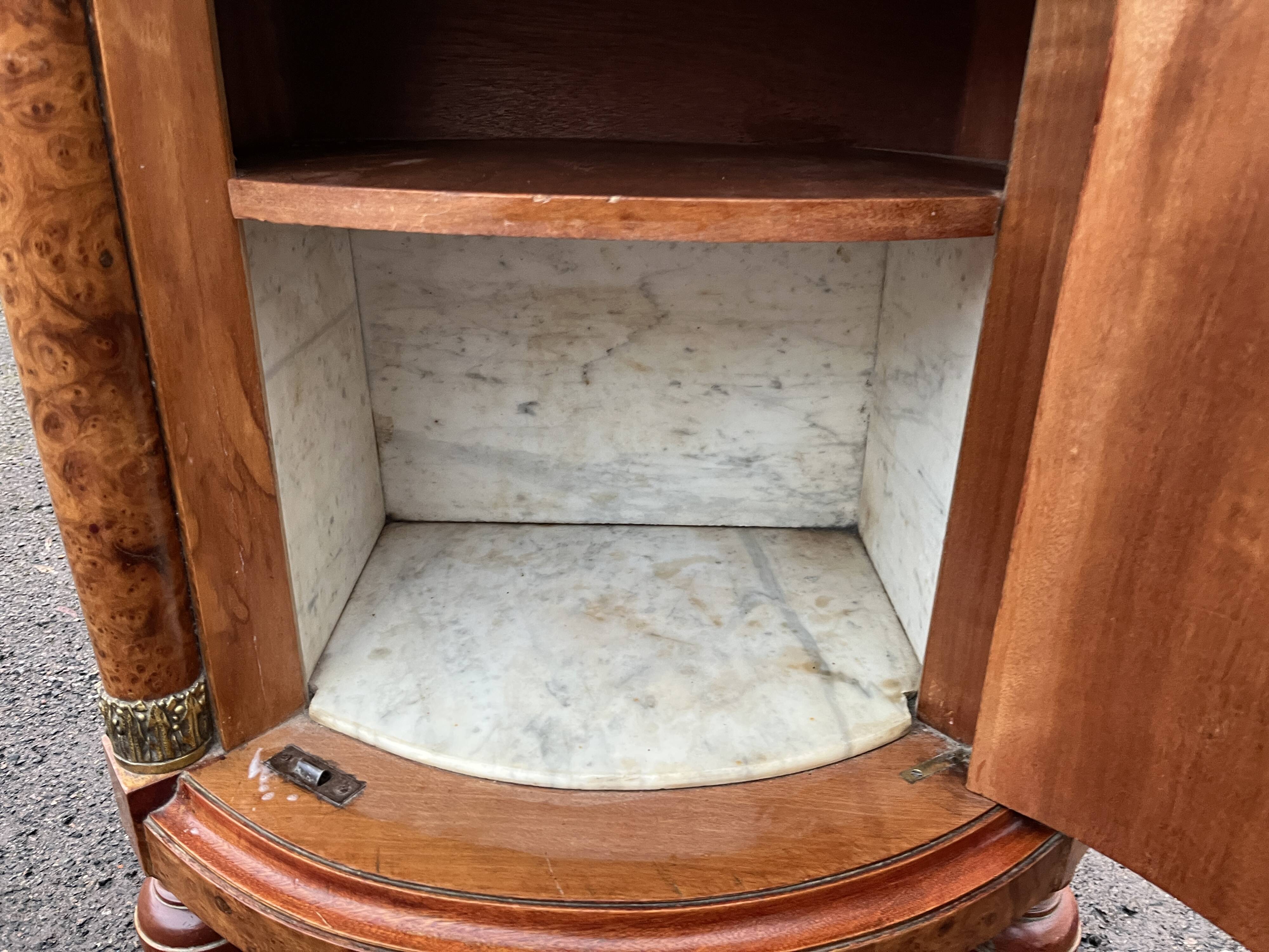 Small Louis XVI style marquetry sideboard