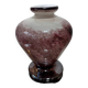 Blown glass round vase, signed Jean-Claude Novaro.