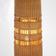 Large wicker floor lamp