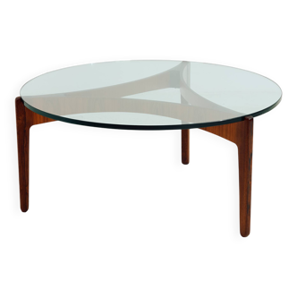 Rosewood coffee table by Sven Ellekaer for Christian Linneberg