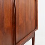 Bernhard Pedersen & Søn teak sideboard with tambour doors / Danish Mid-Century Modern design / 1960s