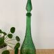 Green bubble carafe Empoli from the 1960s