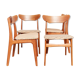 Schienning & Elgaard dining chairs, set of four