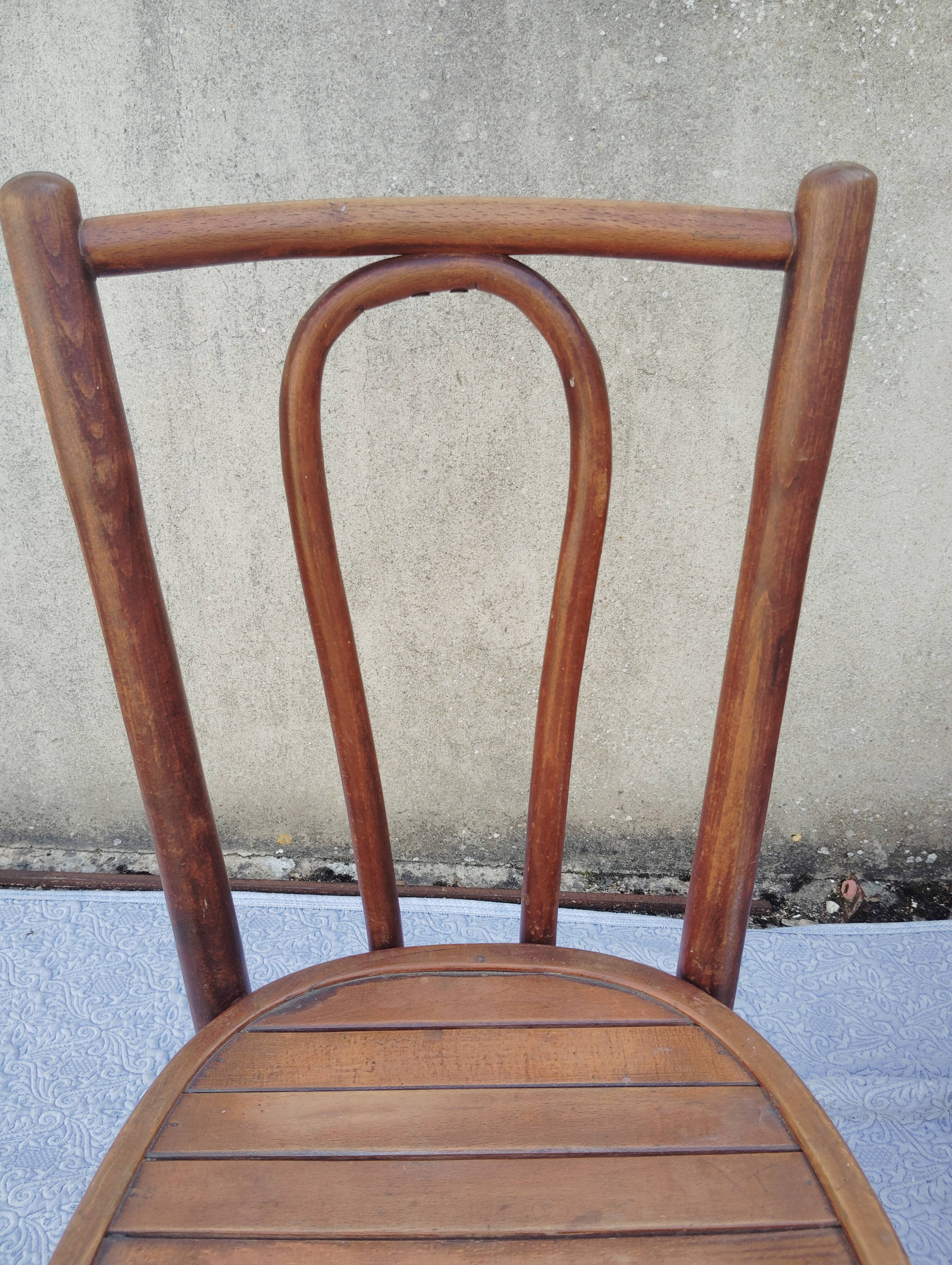 Set of 5 Luterma bistro chairs.