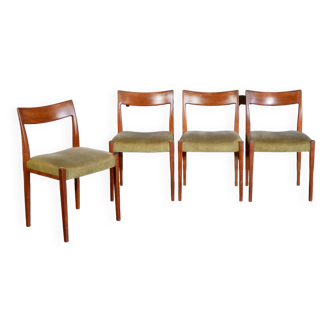 Set of 4 teak chairs by Nils Jonsson for Troeds