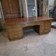 Bureau ministre XXL en chêne , 220 × 95 cm