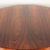 Danish round rosewood coffee table model 283 by Johannes Andersen.