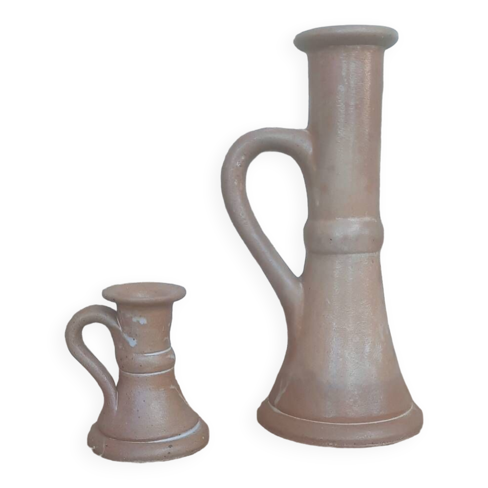 Stoneware candle holder