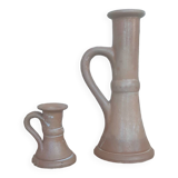 Stoneware candle holder