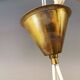 Old chandelier/hanging lamp with three light sources. Danish, design