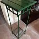 Metal and wood console table