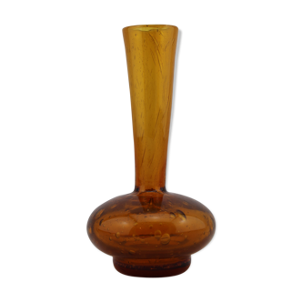 Soliflore en verre bullé Biot vase