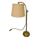 Reclining table lamp by Koch & Lowy for OMI, brass, metal, fabric - Germany - 60s/70s