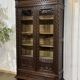 Breton library from the early 20th century in chestnut wood