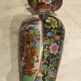 Vase chinois balustre a col évasé
