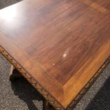 Renaissance-style dining table in solid wood
