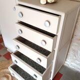 Vintage asymmetrical wardrobe