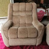 Pair of design armchairs 70