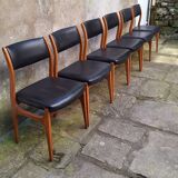Lot de chaises de style scandinave