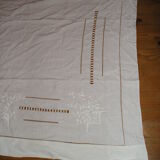 Old sheet with 4 rows of days with returns