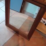 Set of 11 vintage wooden mirrors >60cm