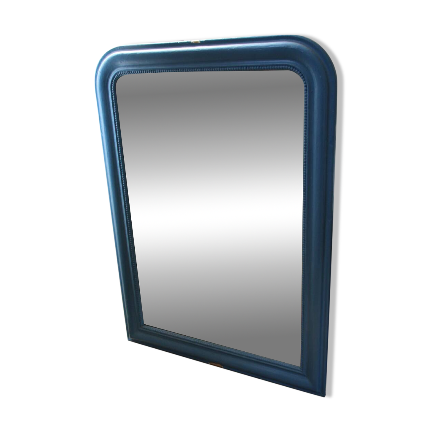 Antique Louis Philippe blue mirror