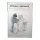 Drawing a sketch illustration jl .forain from period magazine le journal amusant 1894