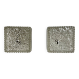 Set of 2 Staff leuchten bubble glass wall lamps , 1970s Germany