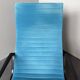 EA-124 office chair, aluminium chair, Hop Sak, turquoise blue, by Charles & Ray Eames for Vitra, Norway, 2000s. Swivel and tilt function.