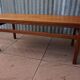 Table basse extensible teck rétro années 1960