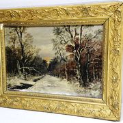 Gabrielle - Oil on Canvas "Snowy Forest"