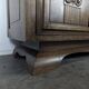 Art Deco oak enfilade with a diamond point decoration.
