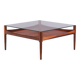 Elegant 1950s wooden coffee table from Denmark
