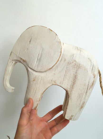 Wooden elephant