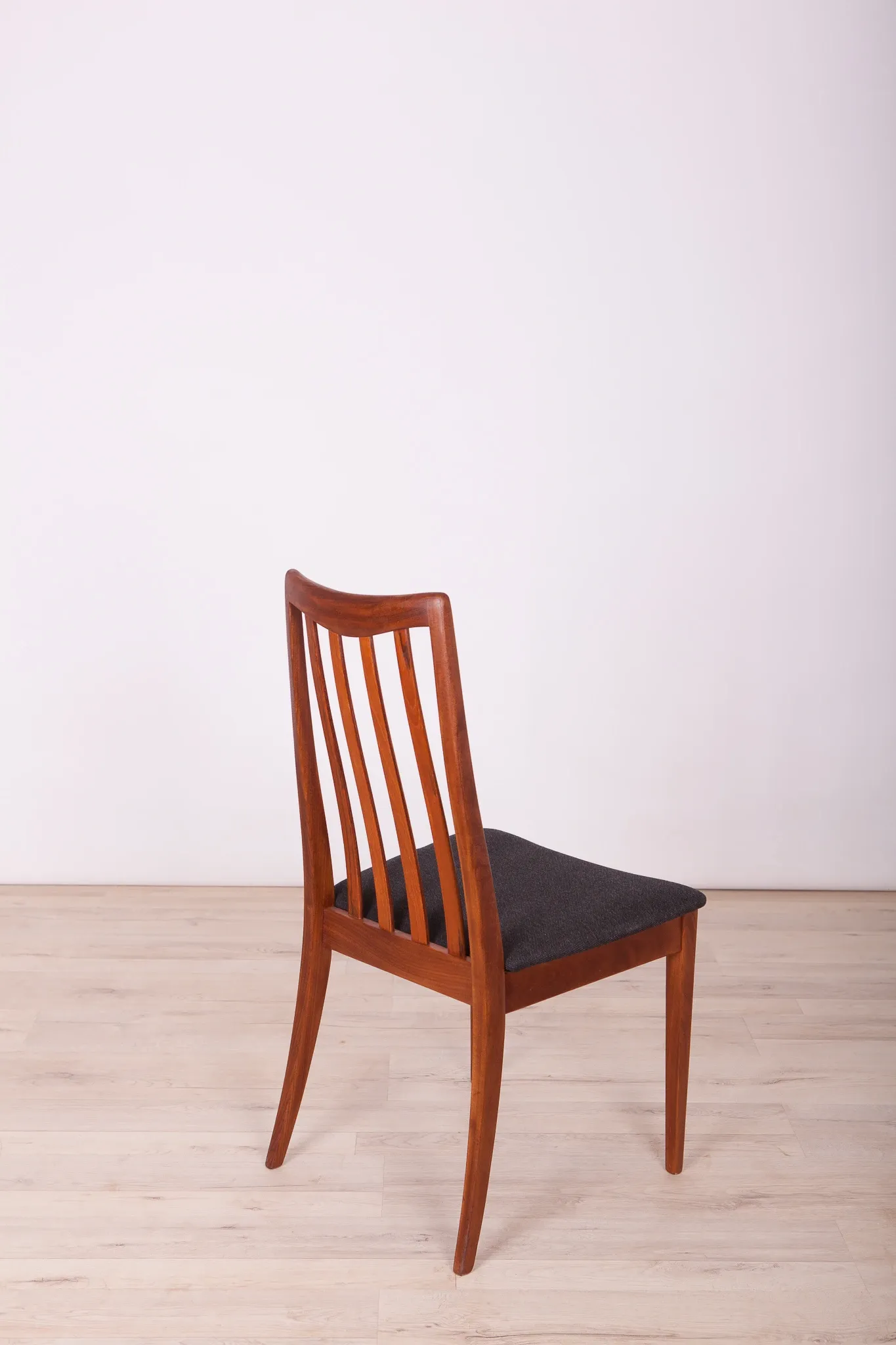 Chaises de salle à manger en tissu et teck par Leslie Dandy pour G-Plan, années 1960, ensemble de 6