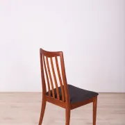 Chaises de salle à manger en tissu et teck par Leslie Dandy pour G-Plan, années 1960, ensemble de 6
