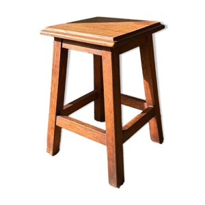tabouret en bois massif