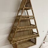 Fir tree shaped shelf