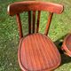 Set of 6 Thonet and Fishel bistro chairs, early 20th century