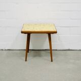 Vintage 50's side table mosaic top