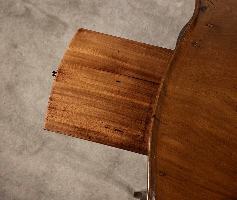 Small Cabaret Table in Mahogany, Louis XV style, Napoleon III period – Mid-19th century