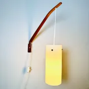 Cylindrical Swing-Arm Wall Lamp By Uno & Östen Kristiansson For Luxus, Sweden, 1960S