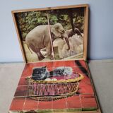 Old wooden cubes