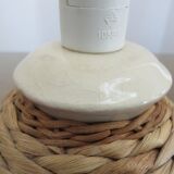 70s rope and ceramic lamp